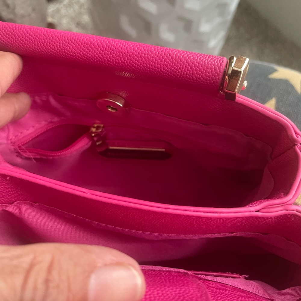 Madison West Hot Pink Mini Bag is NWOT adjustable Strap - Picture 2 of 7
